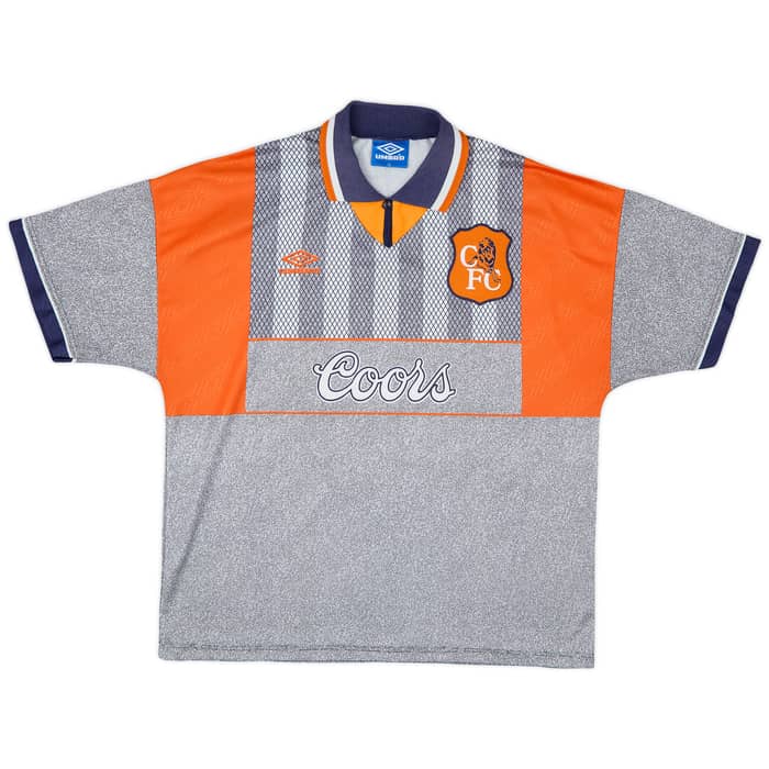 1994-96 Chelsea Away Shirt Gullit #4 - 10/10 - (XL)