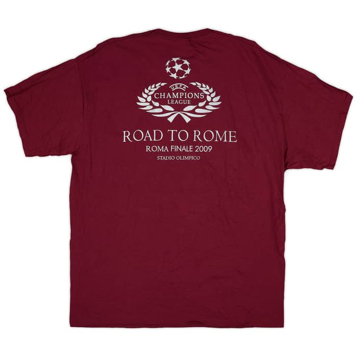 2009-10 Barcelona Graphic Tee - 8/10 - (XL)