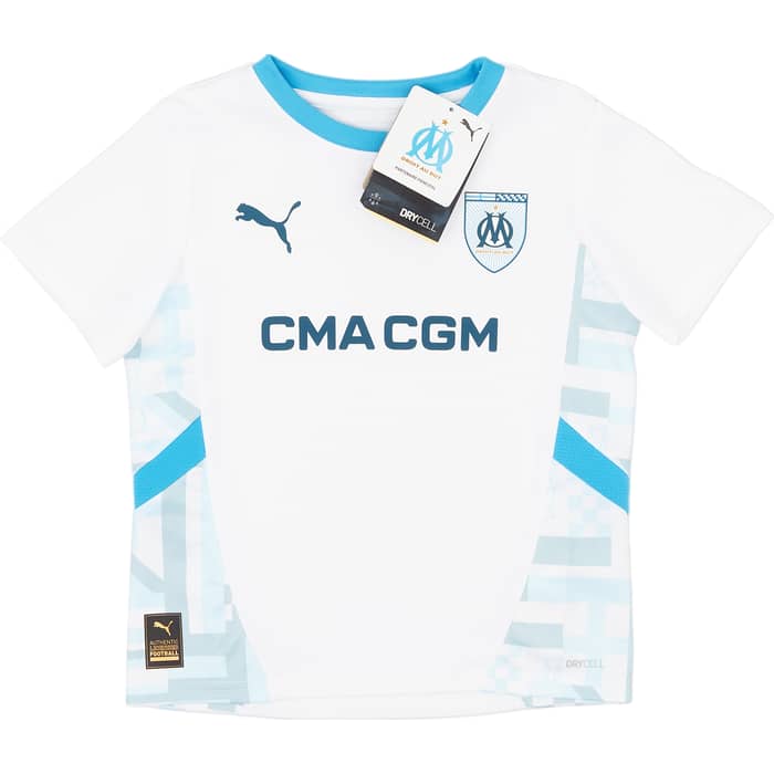2024-25 Olympique Marseille Home Full Kit (Little Kids)