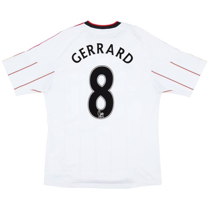 2010-11 Liverpool Away Shirt Gerrard #8 - 7/10 - (L)