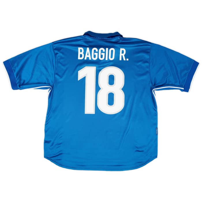 1997-98 Italy Home Shirt Baggio R. #18