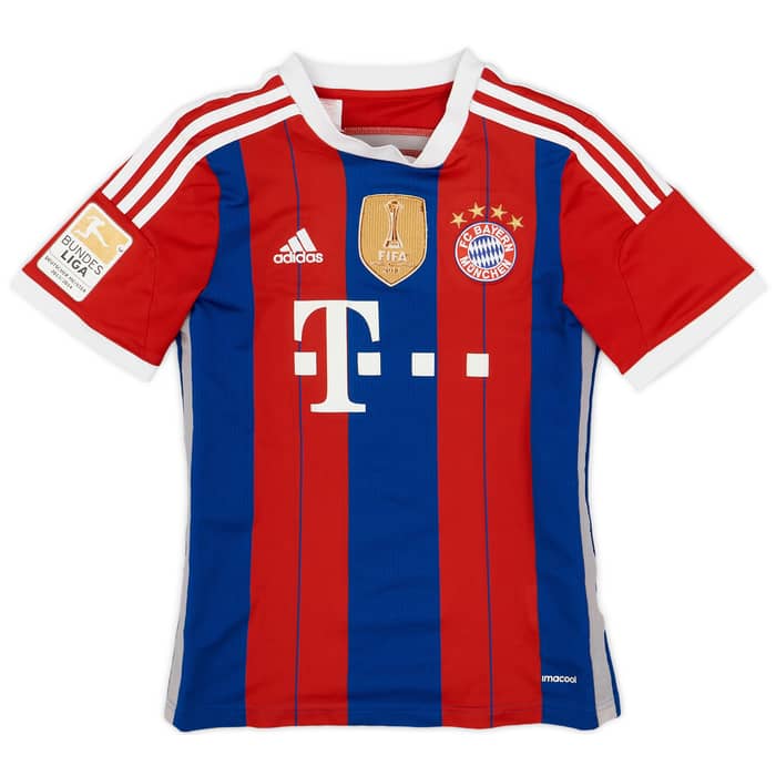 2014-15 Bayern Munich Home Shirt Lahm #21 - 6/10 - (M.Boys)