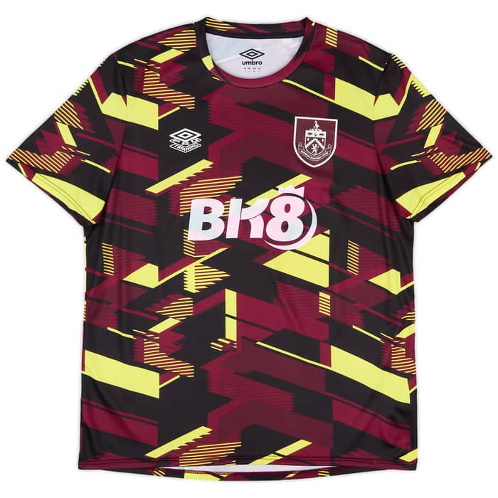 2023-24 Burnley Player Issue Pre-Match Shirt - 9/10