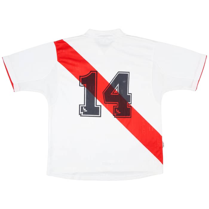 2004-06 Peru Home Shirt #14 - 8/10 - (XL)