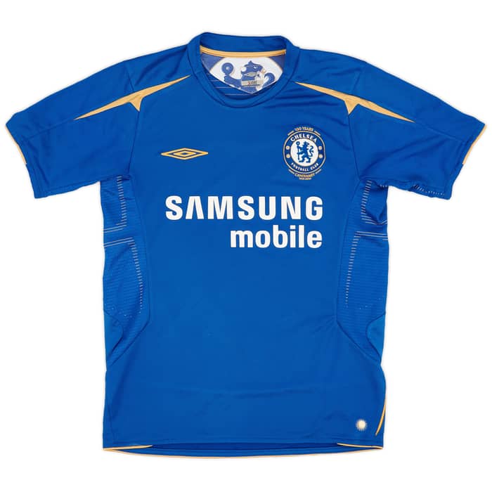 2005-06 Chelsea Centenary Home Shirt Makelele #4 - 7/10 - (S)