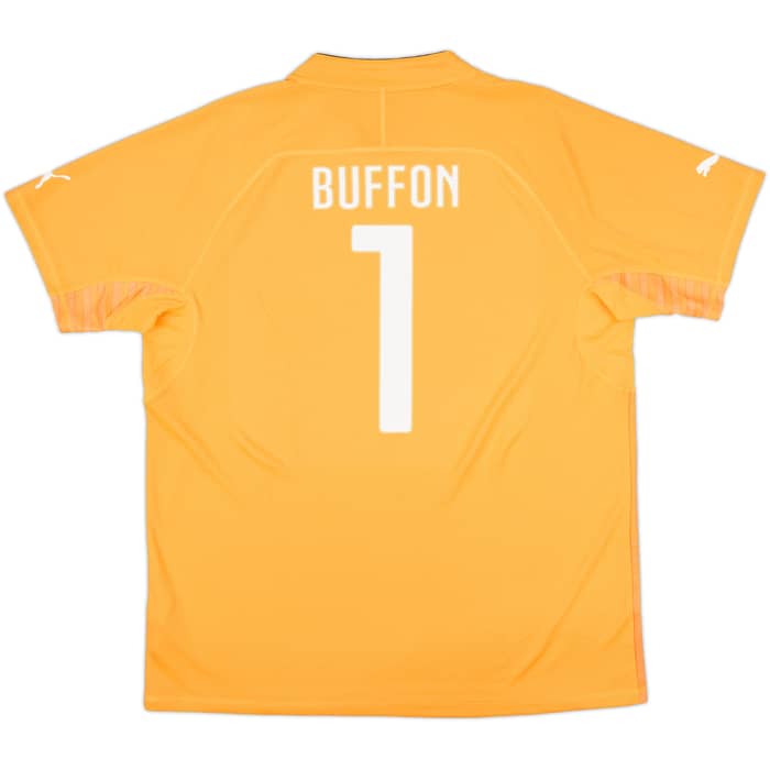 2014-15 Italy Player Issue GK S/S Shirt Buffon #1 (XXL)