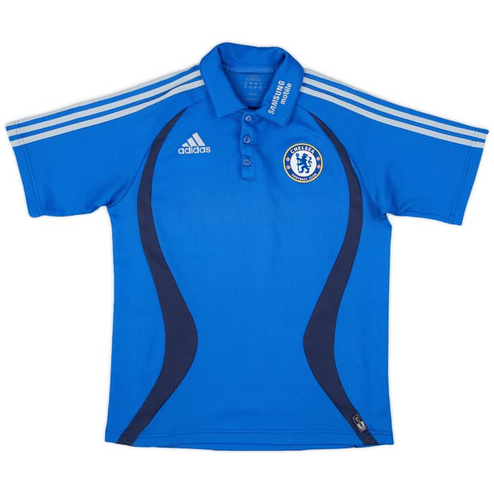 2007-08 Chelsea adidas Polo Shirt - 8/10 - (M)