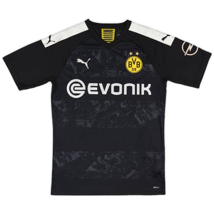 2019-20 Borussia Dortmund Player Issue Away Shirt Raschl #37