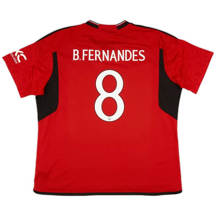 2023-24 Manchester United Home Shirt B.Fernandes #8 - 9/10 - (3XL)