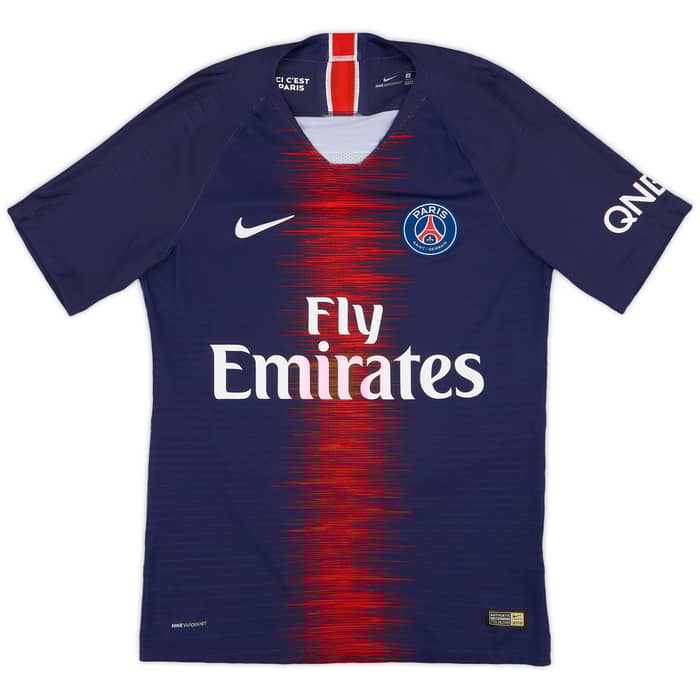 2018-19 Paris Saint-Germain Authentic Home Shirt Mbappe #7 - 9/10 - (S)