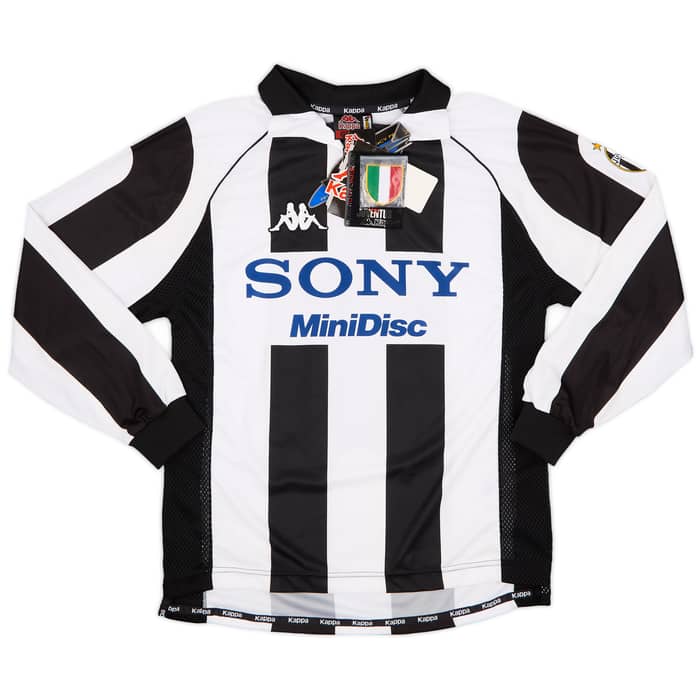 1997-98 Juventus Centenary Home L/S Shirt Zidane #21 (S)