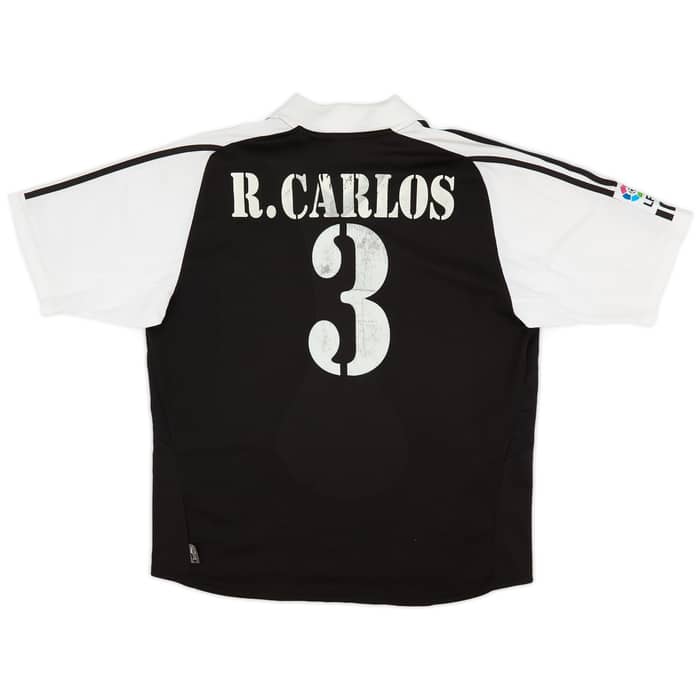 2001 Real Madrid Away Shirt R.Carlos #3 - 4/10 - (XL)
