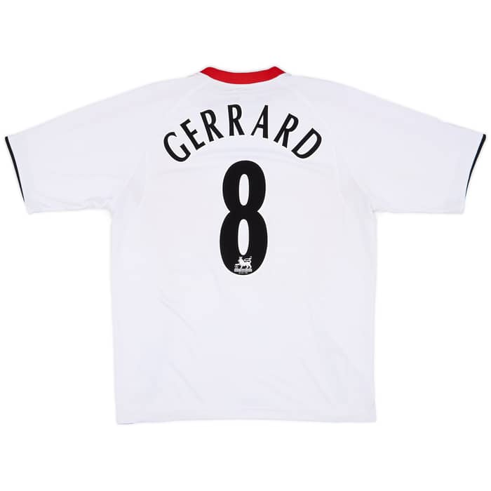 2005-06 Liverpool Away Shirt Gerrard #8 - 5/10 - (L)