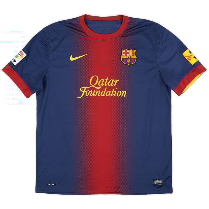 2012-13 Barcelona Home Shirt Messi #10 - 8/10 - (L)
