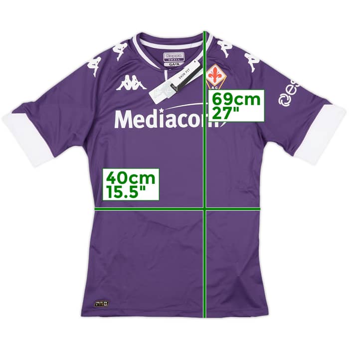 2020-21 Fiorentina Player Issue Home Shirt Vlahovic #9 (S)