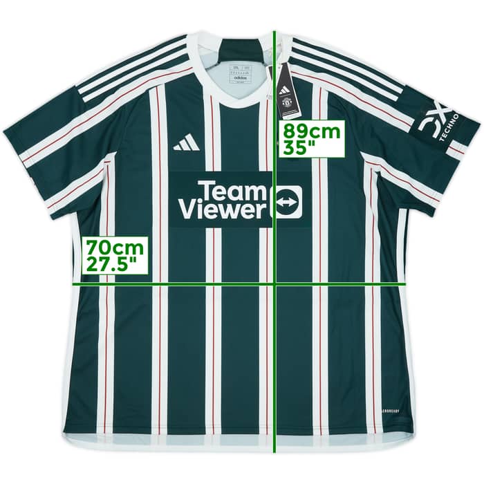 2023-24 Manchester United Away Shirt Mainoo #37 (3XL)