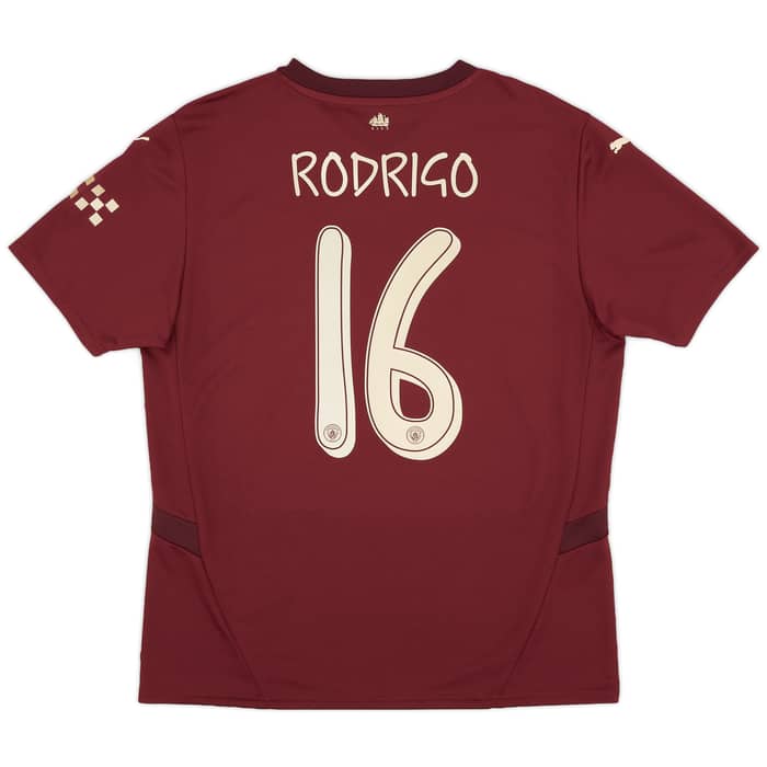 2024-25 Manchester City Third Shirt Rodrigo #16