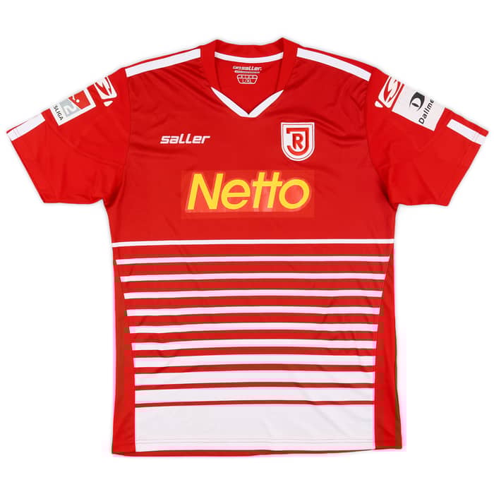 2018-19 Jahn Regensburg Match Issue Away Shirt Gruttner #15