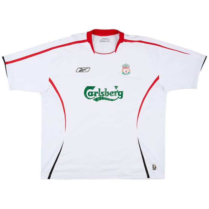 2005-06 Liverpool Away Shirt Gerrard #8 - 7/10 - (XXL)