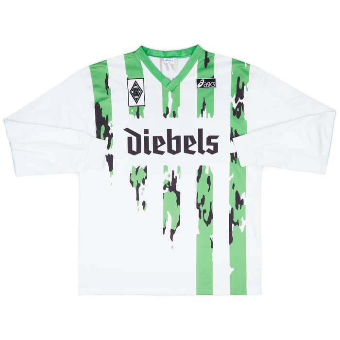 1994-95 Borussia Monchengladbach Match Issue Home L/S Shirt #12