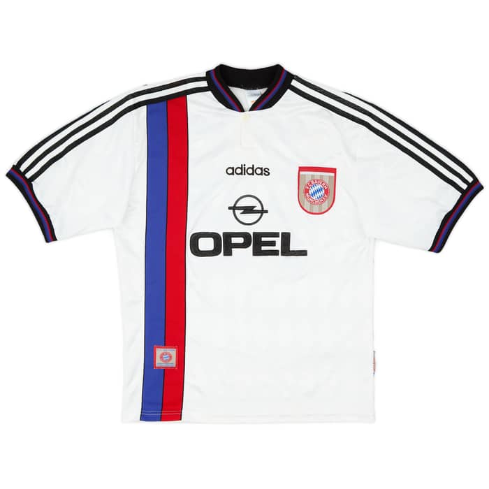 1996-98 Bayern Munich Away Shirt Basler #13 - 9/10 - (S)