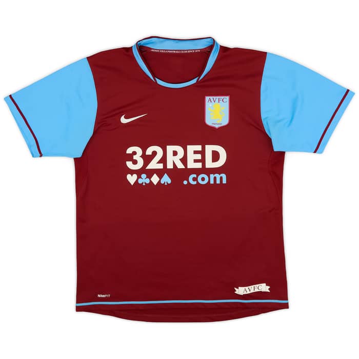 2007-08 Aston Villa Home Shirt Petrov #19 - 6/10 - (M)