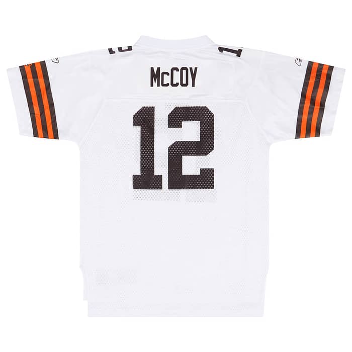 2010-11 Cleveland Browns McCoy #12 Reebok On Field Jersey (Away) Y