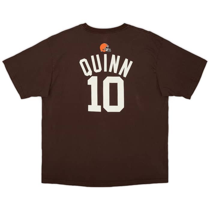 2007 Cleveland Browns Quinn #10 Reebok Tee - 6/10 - (XL)