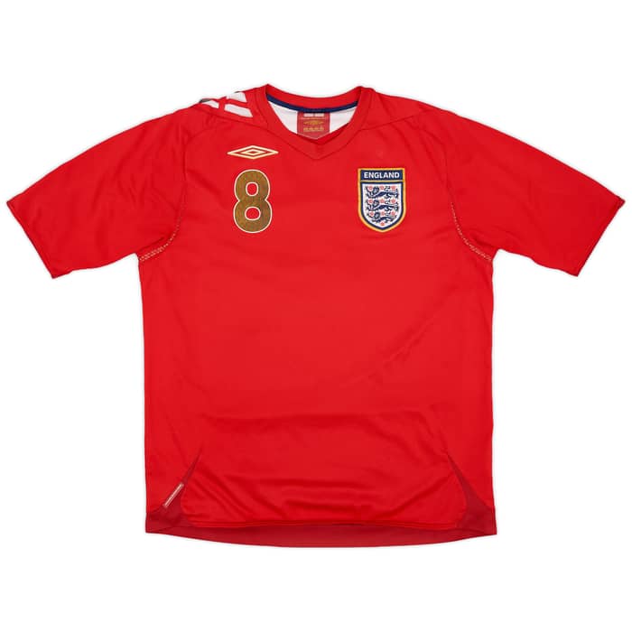 2006-08 England Away Shirt Lampard #8 - 5/10 - (L)