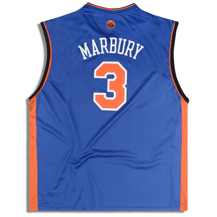 2004-06 New York Knicks Marbury #3 Reebok Jersey (Away) Y