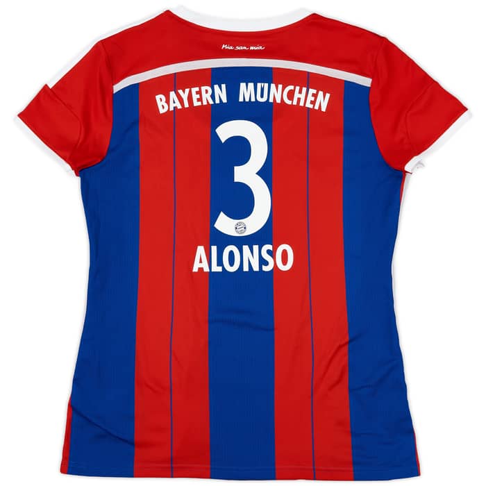 2014-15 Bayern Munich Home Shirt Alonso #3 - 10/10 - (Women's XL)