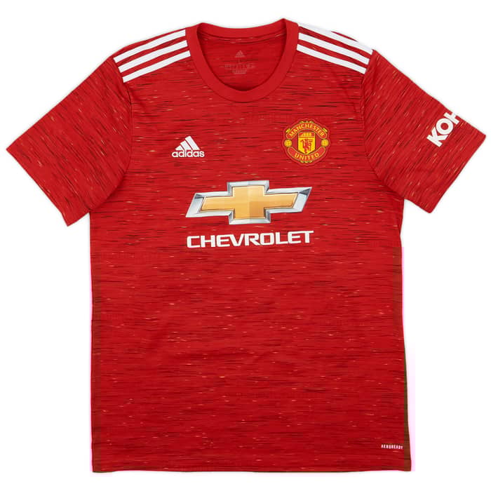 2020-21 Manchester United Home Shirt B.Fernandes #18 - 8/10 - (L)