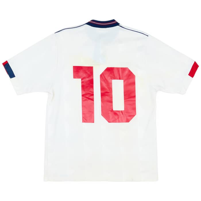 1987-90 England Home Shirt #10 - 5/10 - (M)