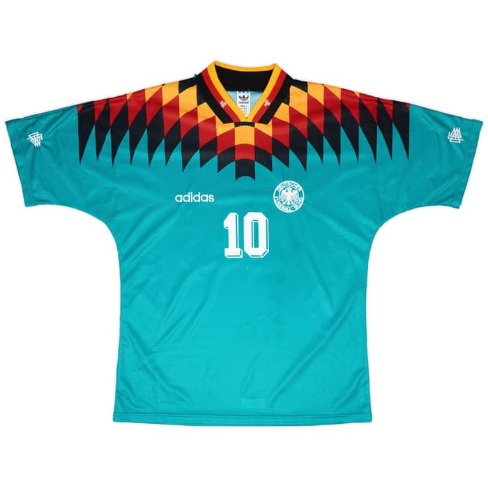 1994-96 Germany Away Shirt Matthaus #10 - 6/10 - (L)