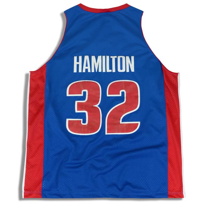 2002-04 Detroit Pistons Hamilton #32 Nike Swingman Jersey (Away) XL