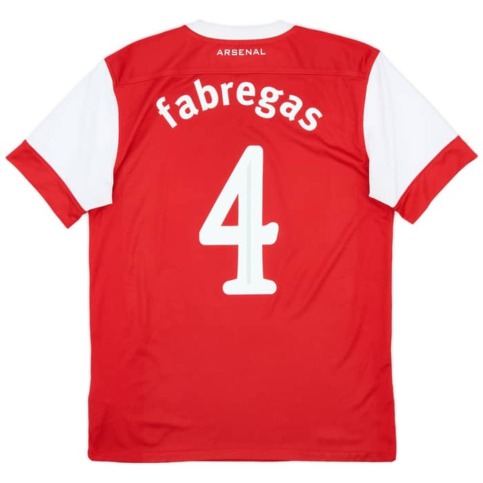 2010-11 Arsenal Home Shirt Fabregas #4 - 6/10 - (M)