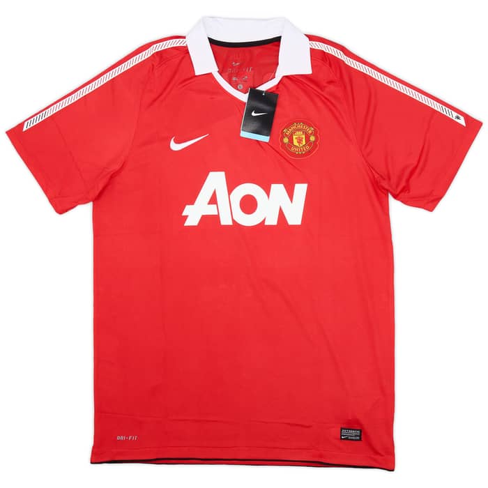 2010-11 Manchester United Home Shirt Morrison #49 (L)