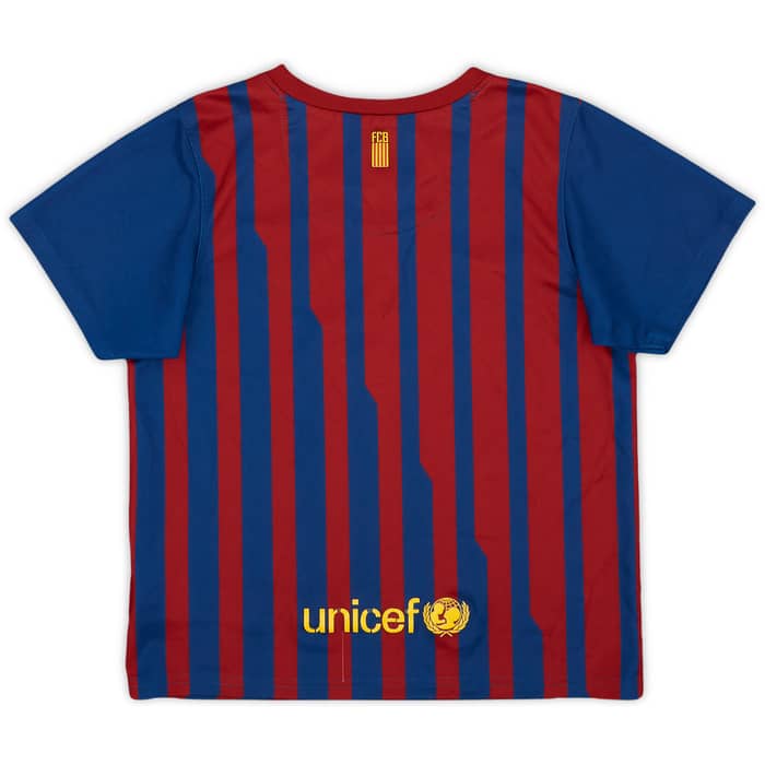 2011-12 Barcelona Home Shirt - 6/10 - (S.Boys)
