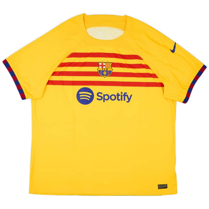 2022-23 Barcelona Authentic Fourth Shirt - 7/10 - (XXL)