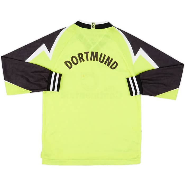 1995-96 Borussia Dortmund Home L/S Shirt - 9/10 - (L.Boys)
