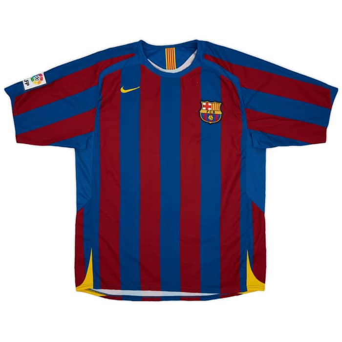 2005-06 Barcelona Home Shirt Messi #30 - 8/10 - (L)