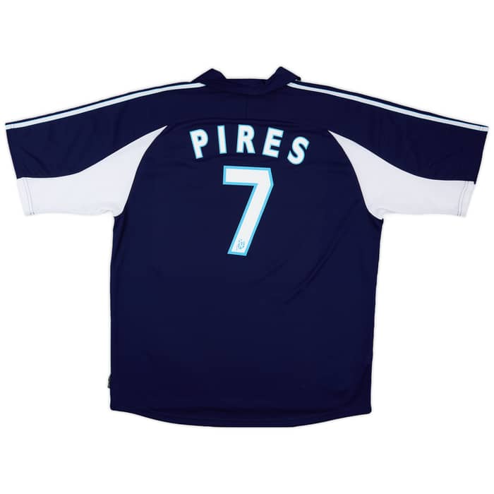 1999-00 Olympique Marseille Away Shirt Pires #7 - 8/10 - (XL)