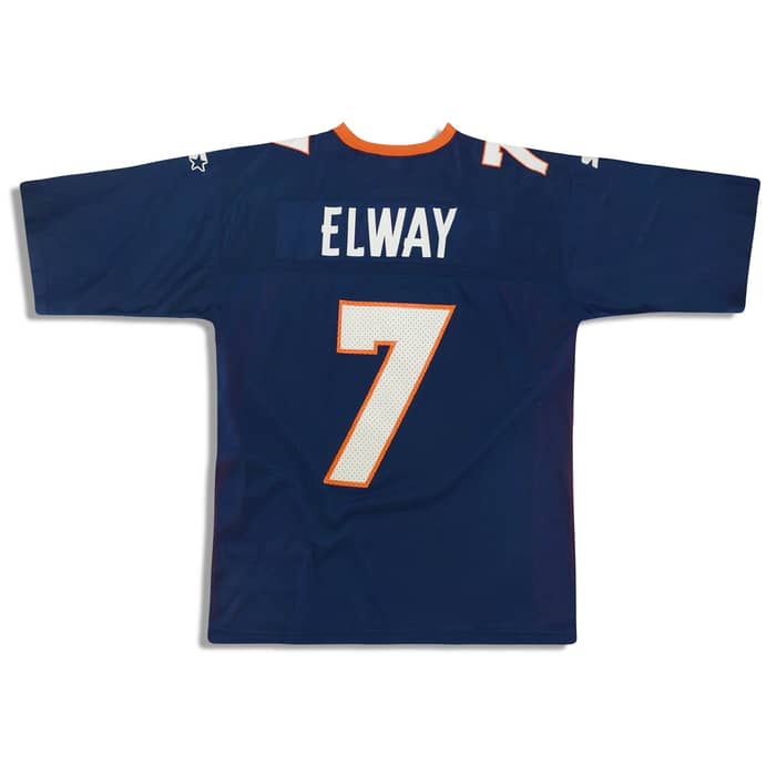 1997-98 Denver Broncos Elway #7 Starter Jersey (Home) L