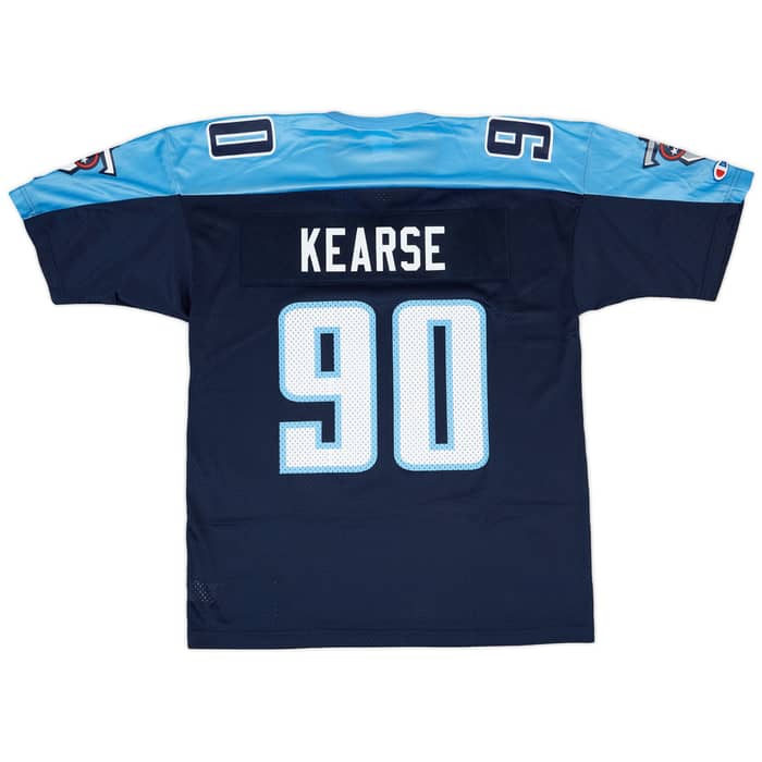 1999-00 Tennessee Titans Kearse #90 Champion Home Jersey - 9/10 - (M)
