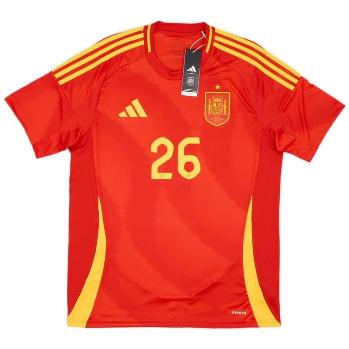 2024-25 Spain Home Shirt Pedri #26