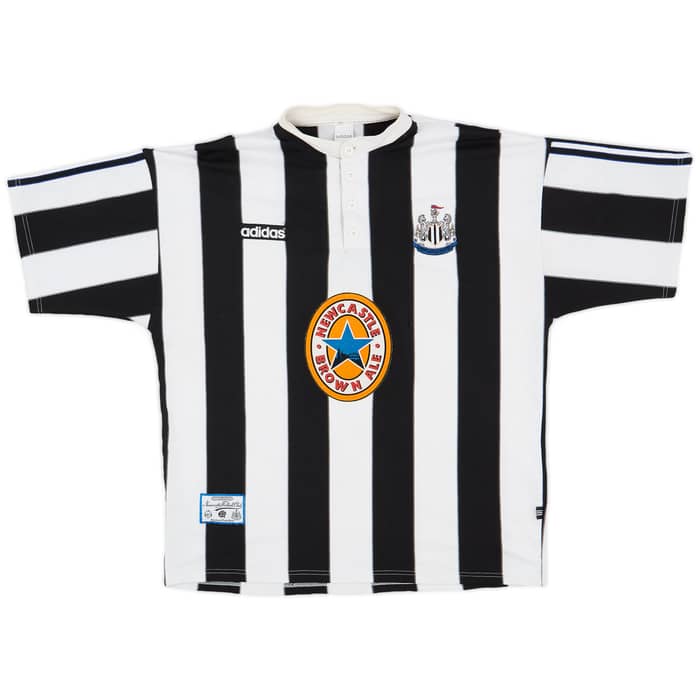 1995-97 Newcastle Home Shirt Asprilla #11 - 5/10 - (XXL)
