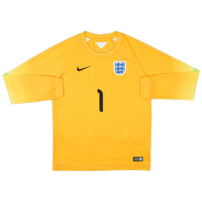 2014-15 England GK Shirt Hart #1 - 8/10 - (L.Boys)