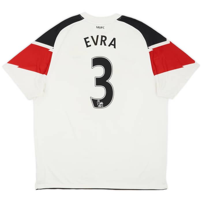 2010-12 Manchester United Away Shirt Evra #3 - 6/10 - (XL)