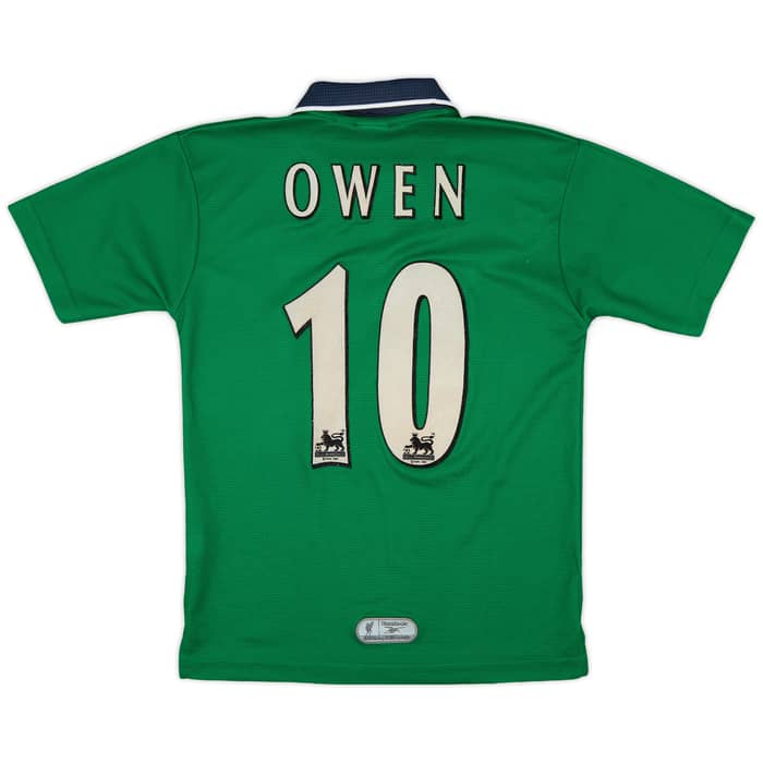 1999-00 Liverpool Away Shirt Owen #10 - 7/10 - (M.Boys)