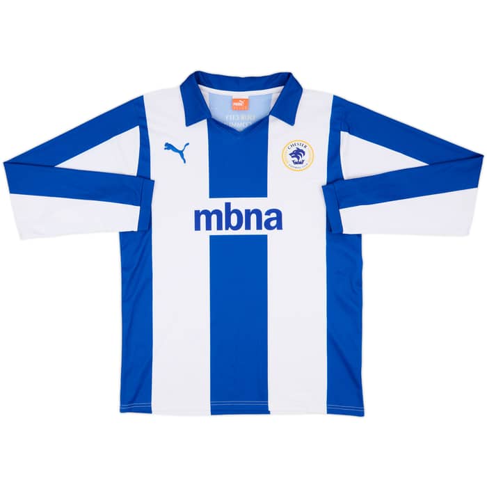 2012-14 Chester FC Home L/S Shirt - 7/10 - (XL)